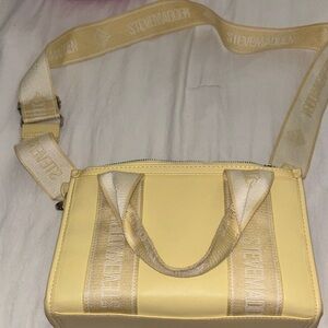Steve Madden Cream Crossbody Bag